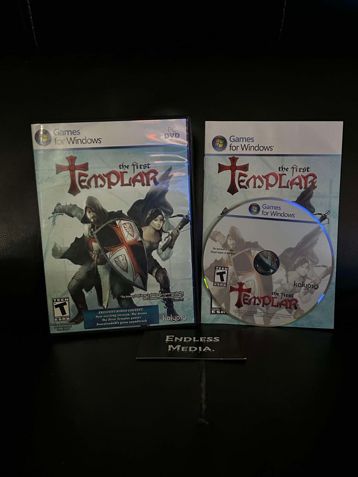 The First Templar PC PC Games CIB Video Game