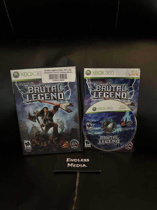 Brutal Legend Microsoft Xbox 360 CIB Video Game