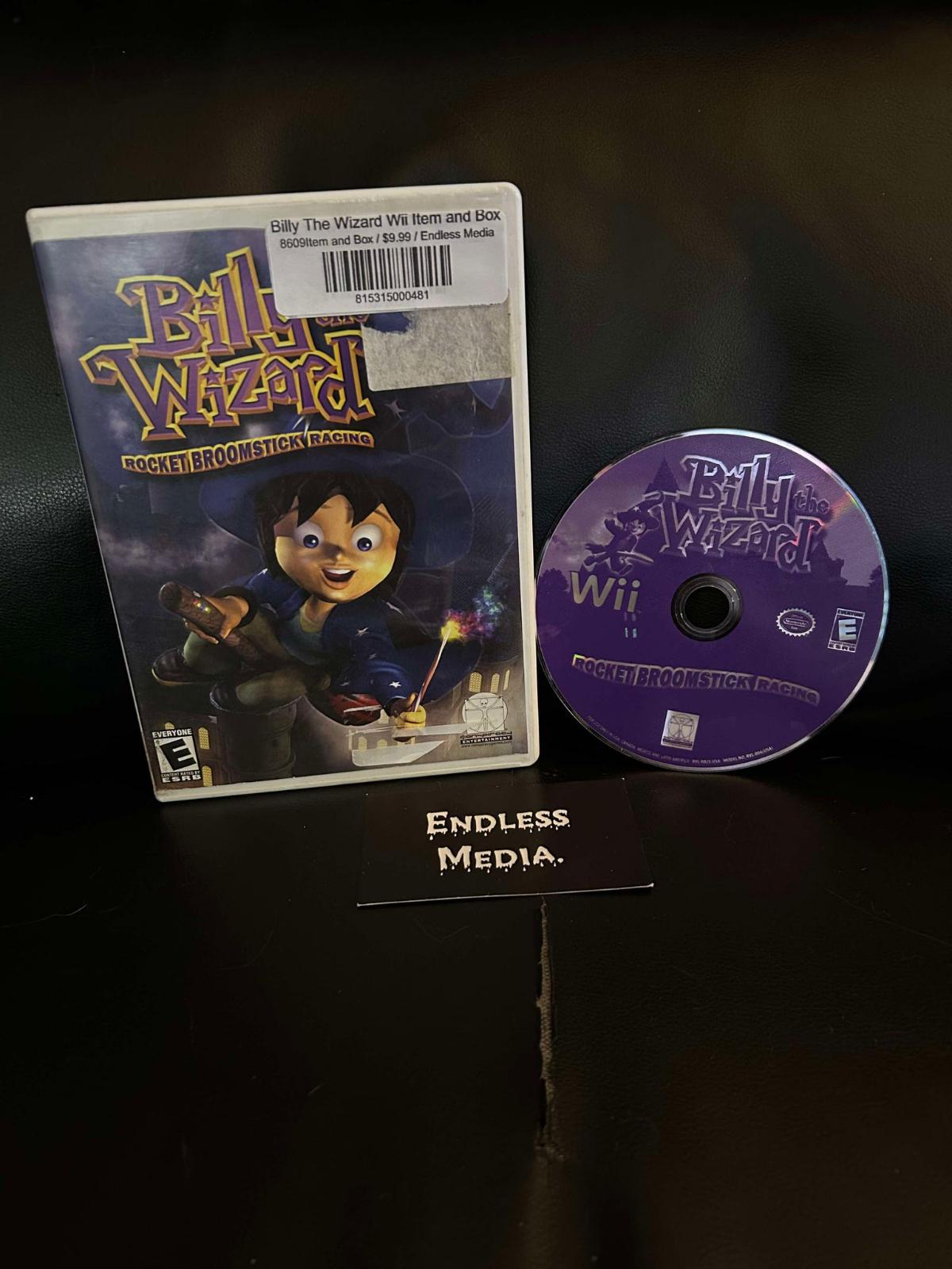 Billy The Wizard Nintendo Wii Item and Box Video Game