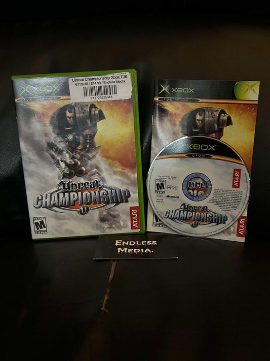 Unreal Championship Microsoft Xbox CIB Video Game