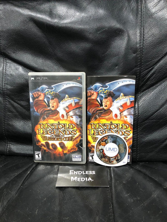 Untold Legends The Warrior's Code Sony PSP CIB Video Game