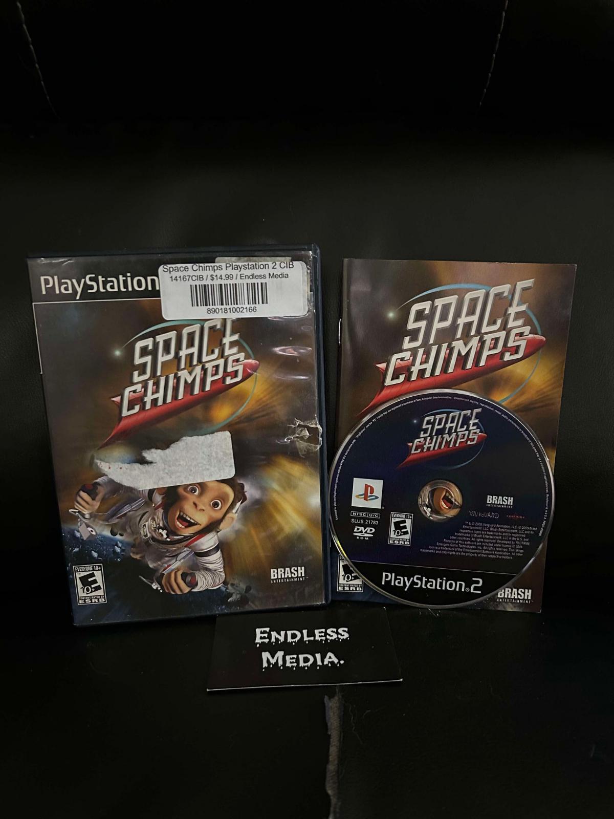 Space Chimps Sony Playstation 2 CIB Video Game