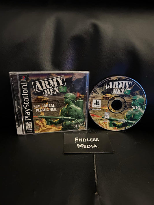 Army Men 3D Sony Playstation CIB Video Game