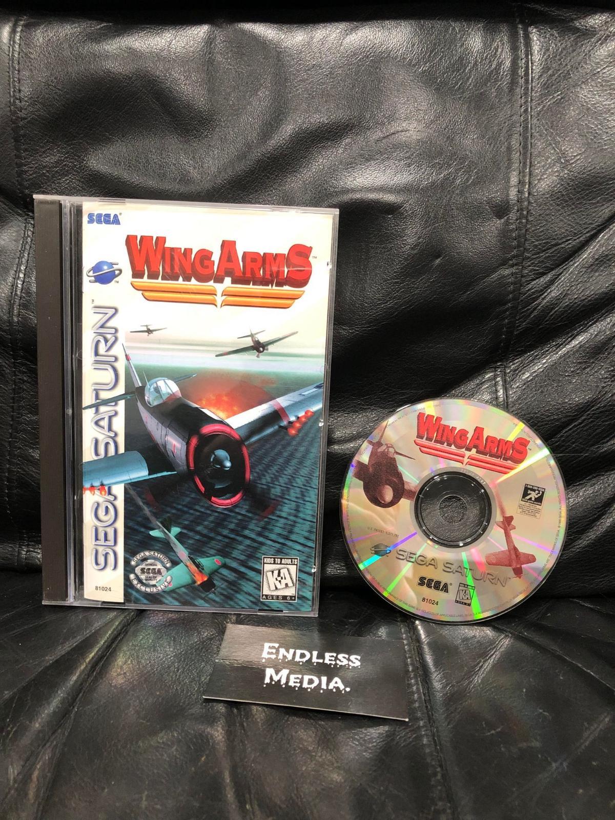 Wing Arms Sega Sega Saturn CIB Video Game