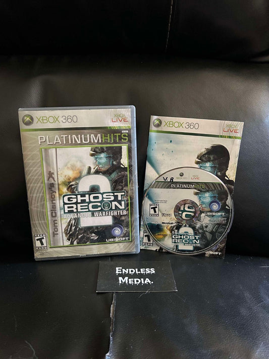 Ghost Recon Advanced Warfighter 2 [Platinum Hits] Microsoft Xbox 360 CIB Video Game