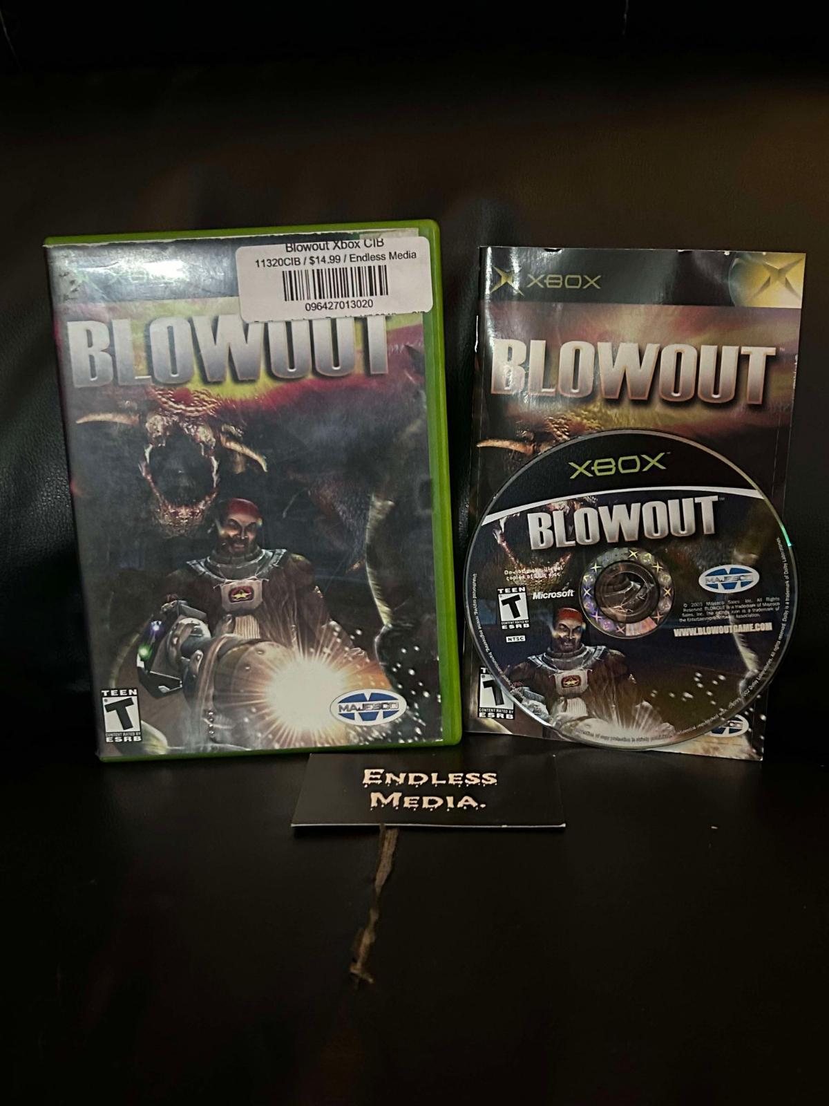 Blowout Microsoft Xbox CIB Video Game