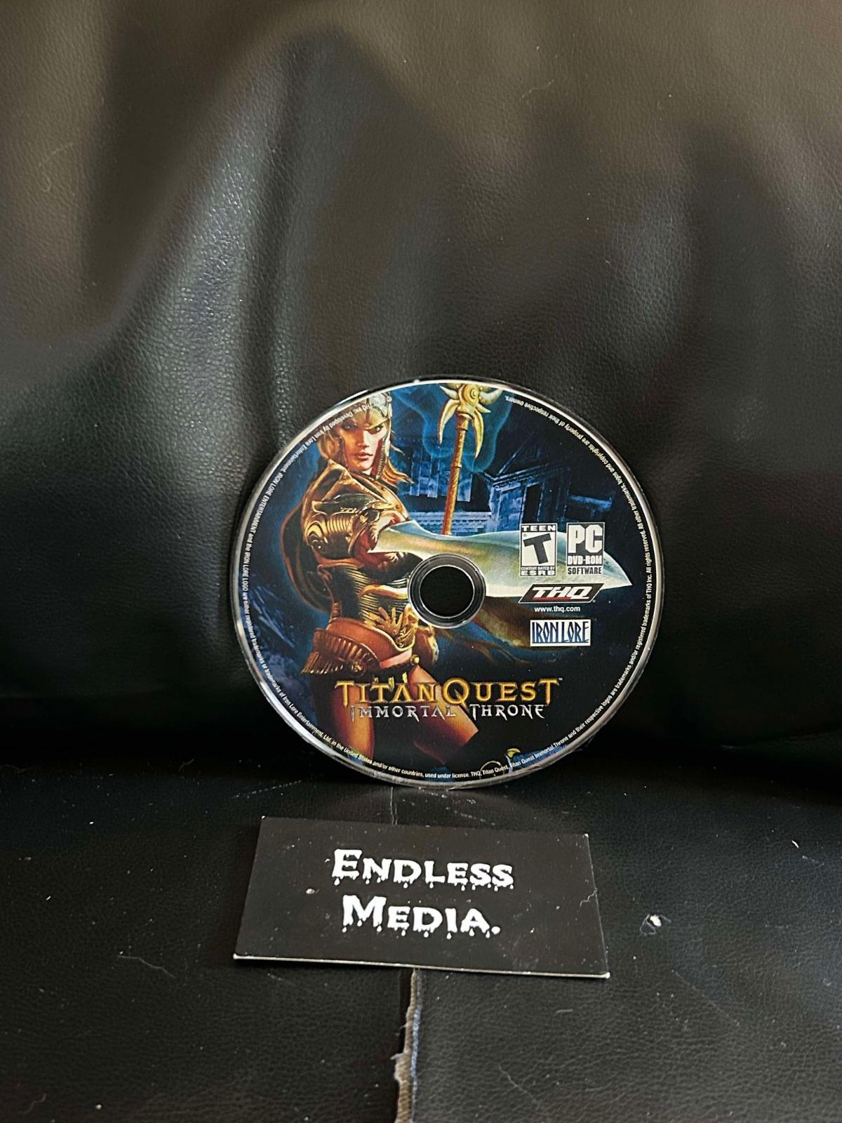 Titan Quest Immortal Throne PC PC Games Loose Video Game