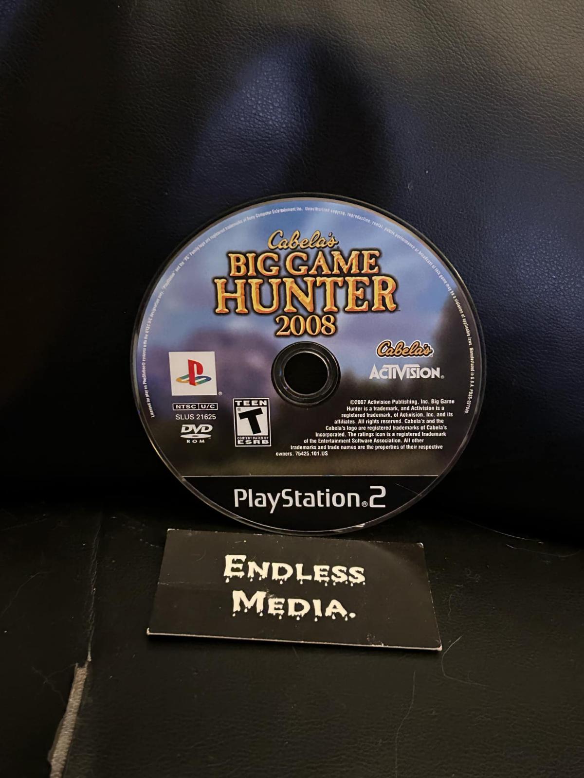 Cabela's Big Game Hunter 2008 Sony Playstation 2 Loose Video Game