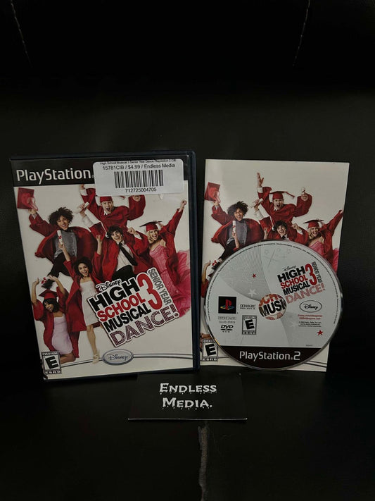 High School Musical 3 Senior Year Dance Sony Playstation 2 CIB Video Game