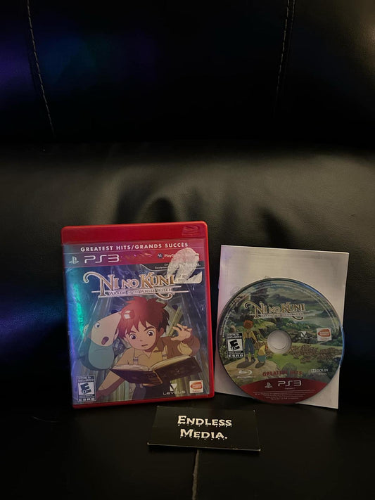 Ni No Kuni Wrath of the White Witch [Greatest Hits] Sony Playstation 3 CIB Video Game