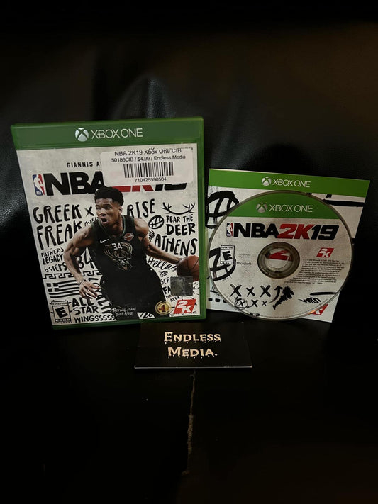 NBA 2K19 Microsoft Xbox One CIB Video Game