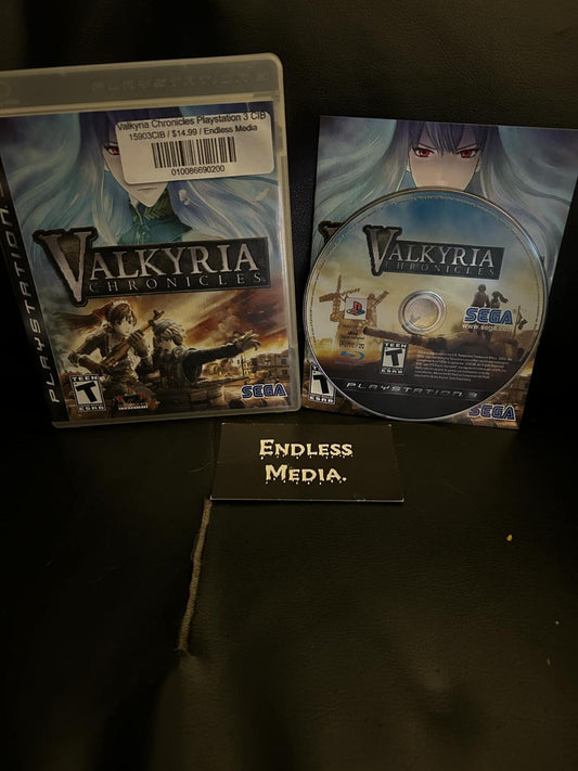 Valkyria Chronicles Sony Playstation 3 CIB Video Game