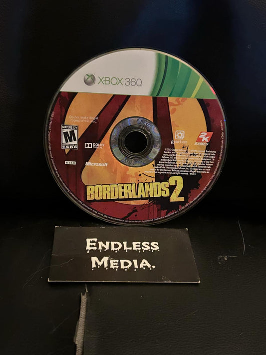 Borderlands 2 Microsoft Xbox 360 Loose Video Game