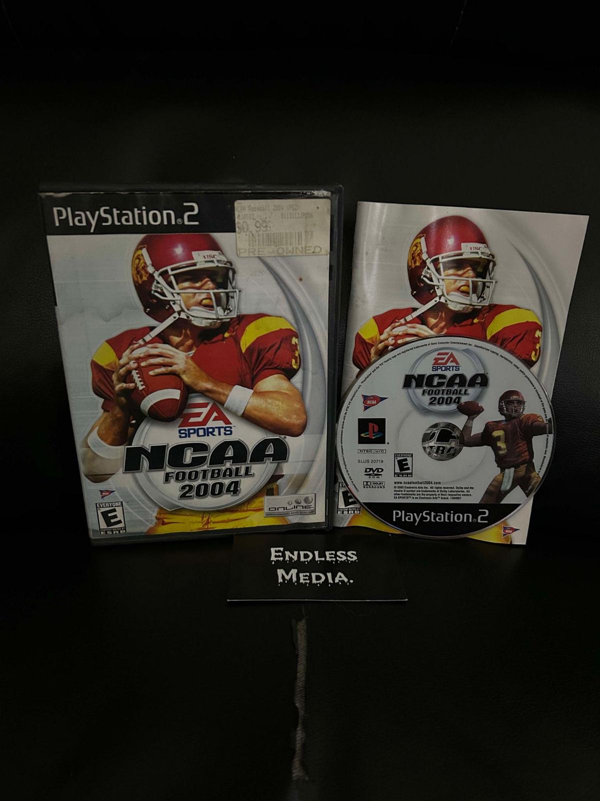 NCAA Football 2004 Sony Playstation 2 CIB Video Game