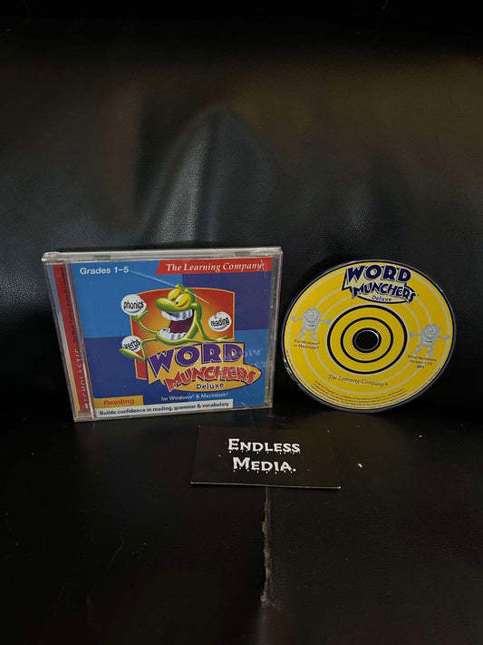 Word Munchers Deluxe PC PC Games Loose Video Game