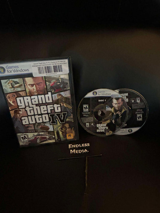 Grand Theft Auto IV PC PC Games Item and Box Video Game