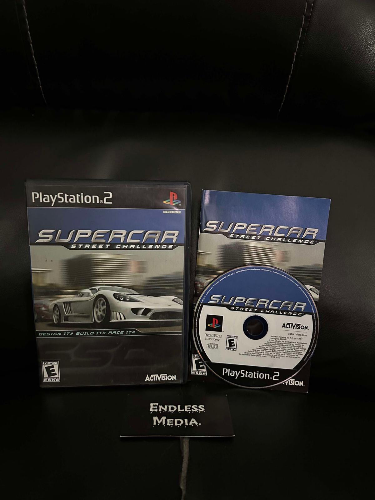 Supercar Street Challenge Sony Playstation 2 CIB Video Game