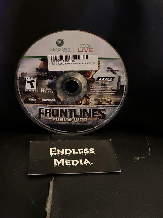 Frontlines Fuel of War Microsoft Xbox 360 Loose Video Game