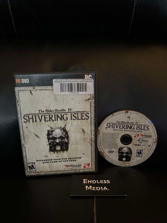 Elder Scrolls IV Shivering Isles: Expansion Pack PC PC Games Item and Box Video Game