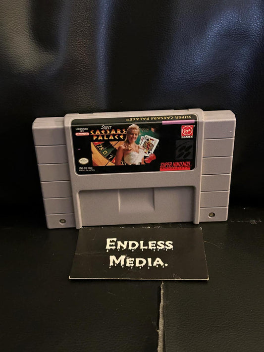 Super Caesar's Palace Nintendo Super Nintendo Loose Video Game