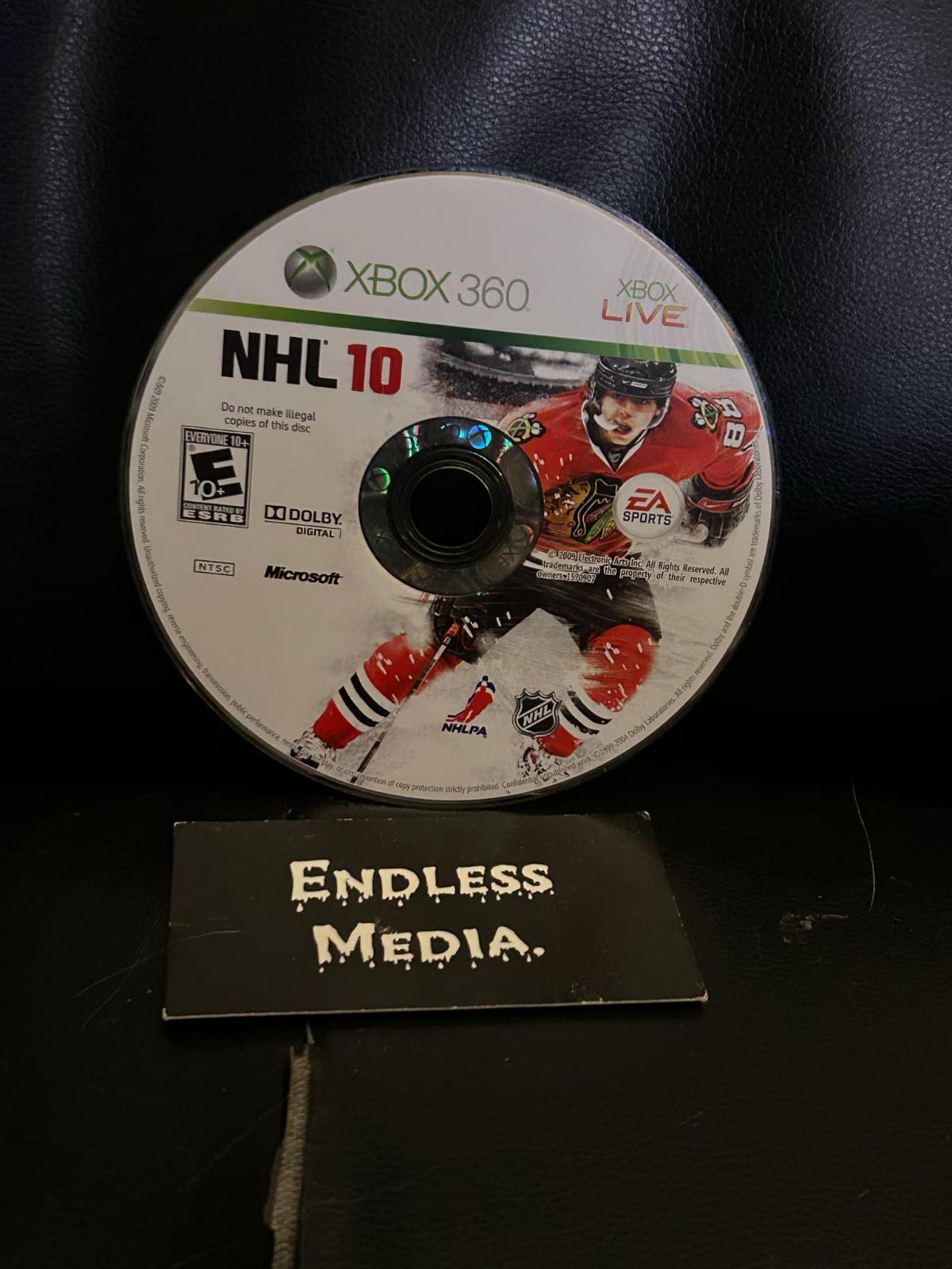 NHL 10 Microsoft Xbox 360 Loose Video Game