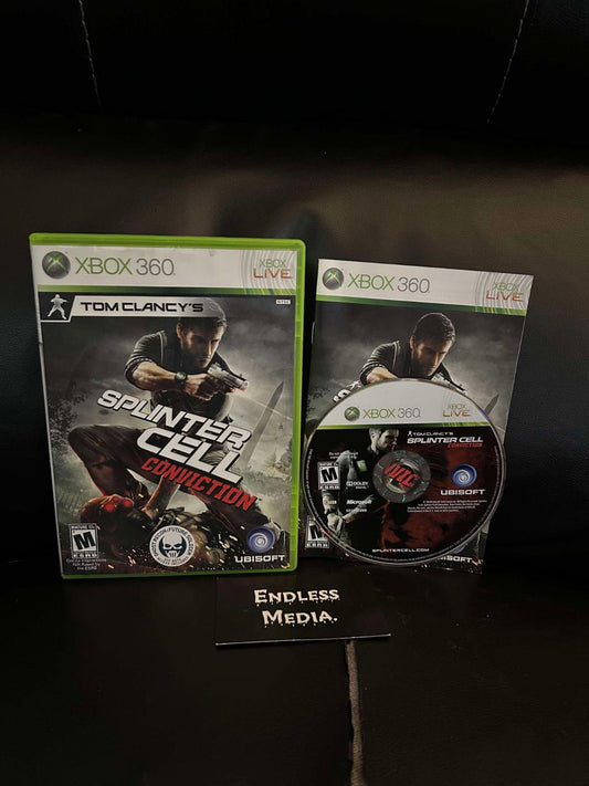 Splinter Cell: Conviction Microsoft Xbox 360 CIB Video Game