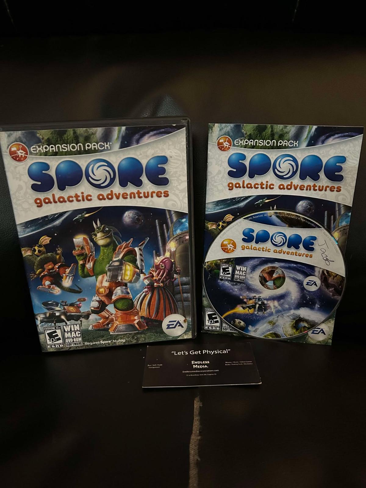 Spore Galactic Adventures PC PC Games CIB Video Game