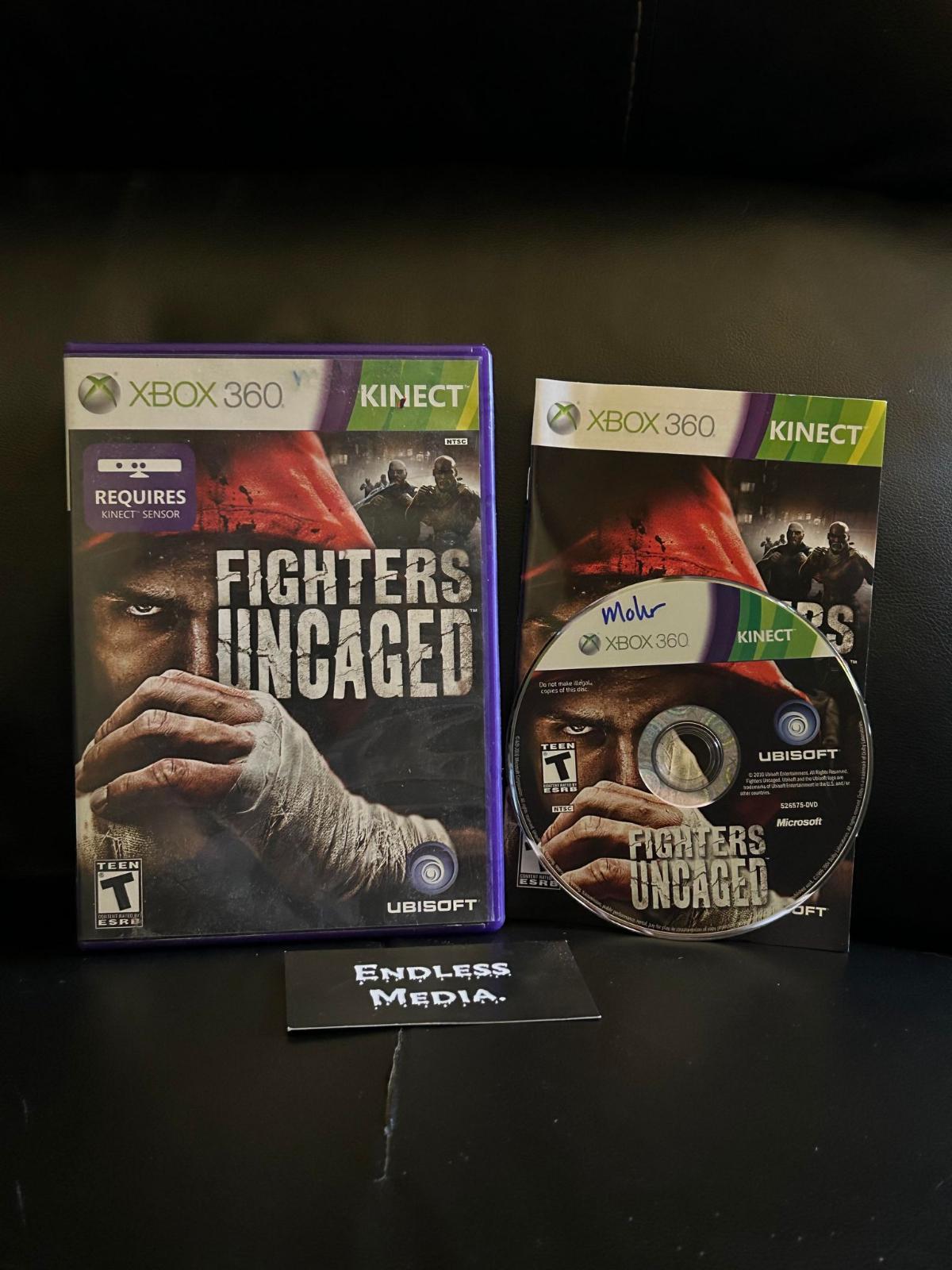 Fighters Uncaged Microsoft Xbox 360 CIB Video Game