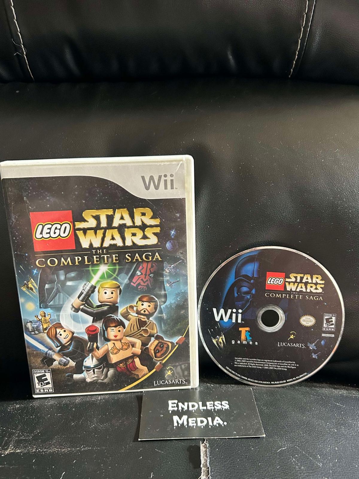 LEGO Star Wars Complete Saga Nintendo Wii Item and Box Video Game