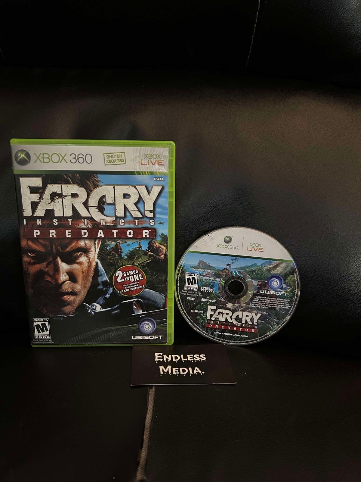 Far Cry Instincts Predator Microsoft Xbox 360 Item and Box Video Game