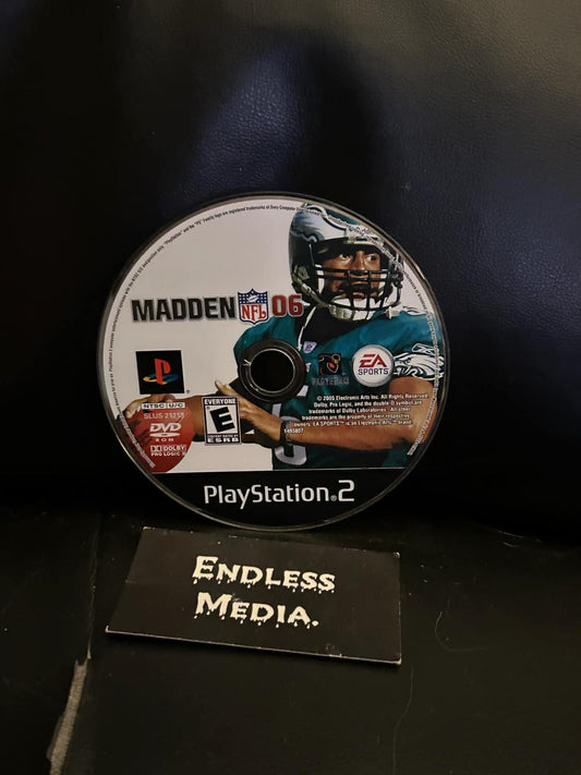 Madden 2006 Sony Playstation 2 Loose Video Game