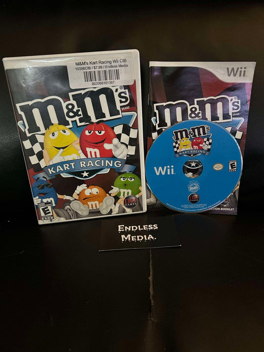 M&M's Kart Racing Nintendo Wii CIB Video Game