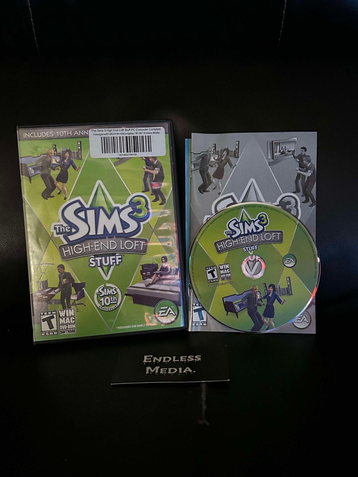 The Sims 3 High-End Loft Stuff PC PC Games CIB Video Game