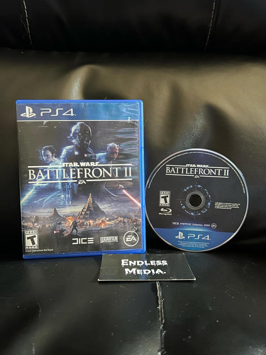 Star Wars: Battlefront II Sony Playstation 4 Item and Box Video Game