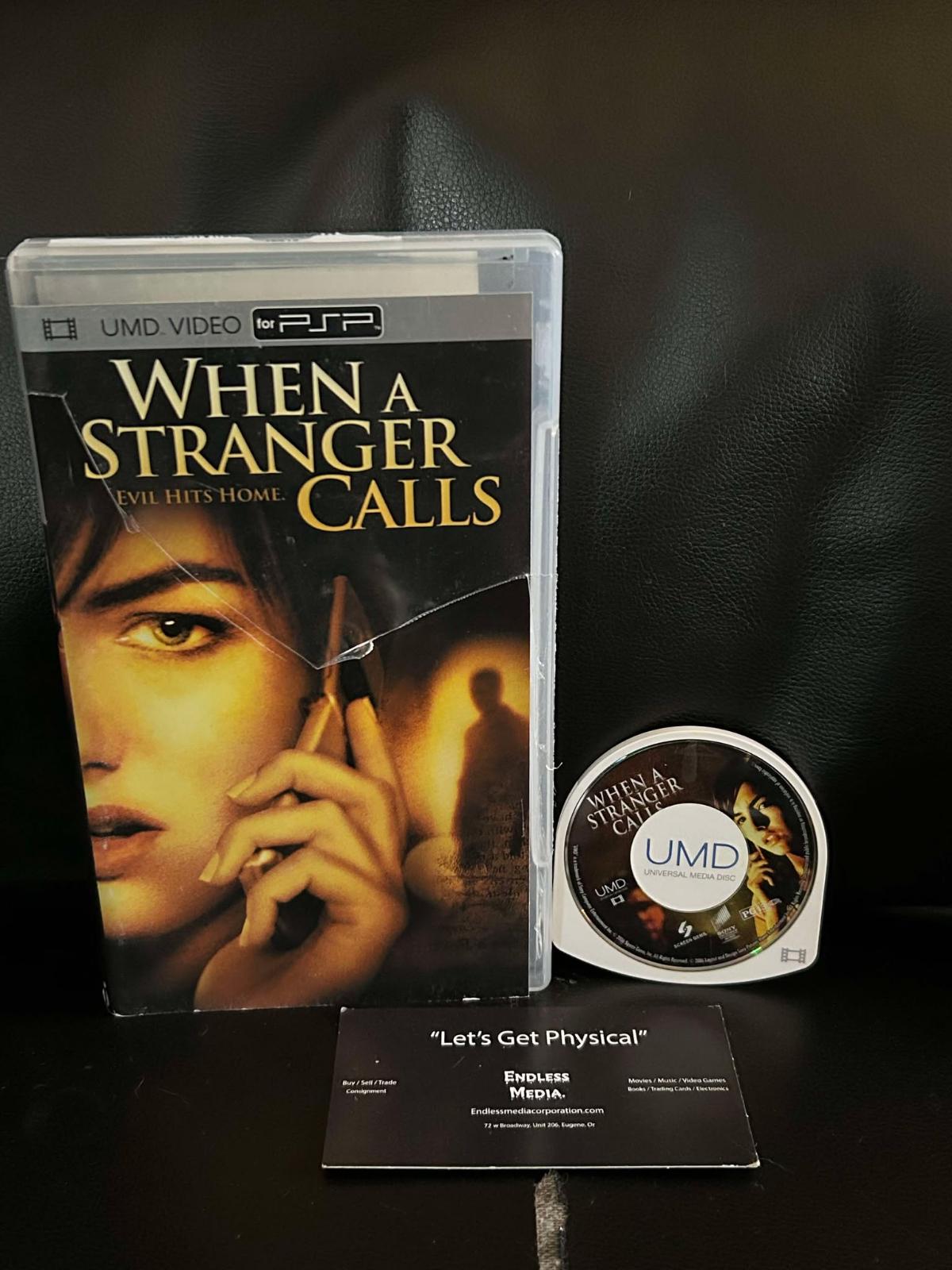 When A Stranger Calls [UMD] Sony PSP Item and Box Video Game