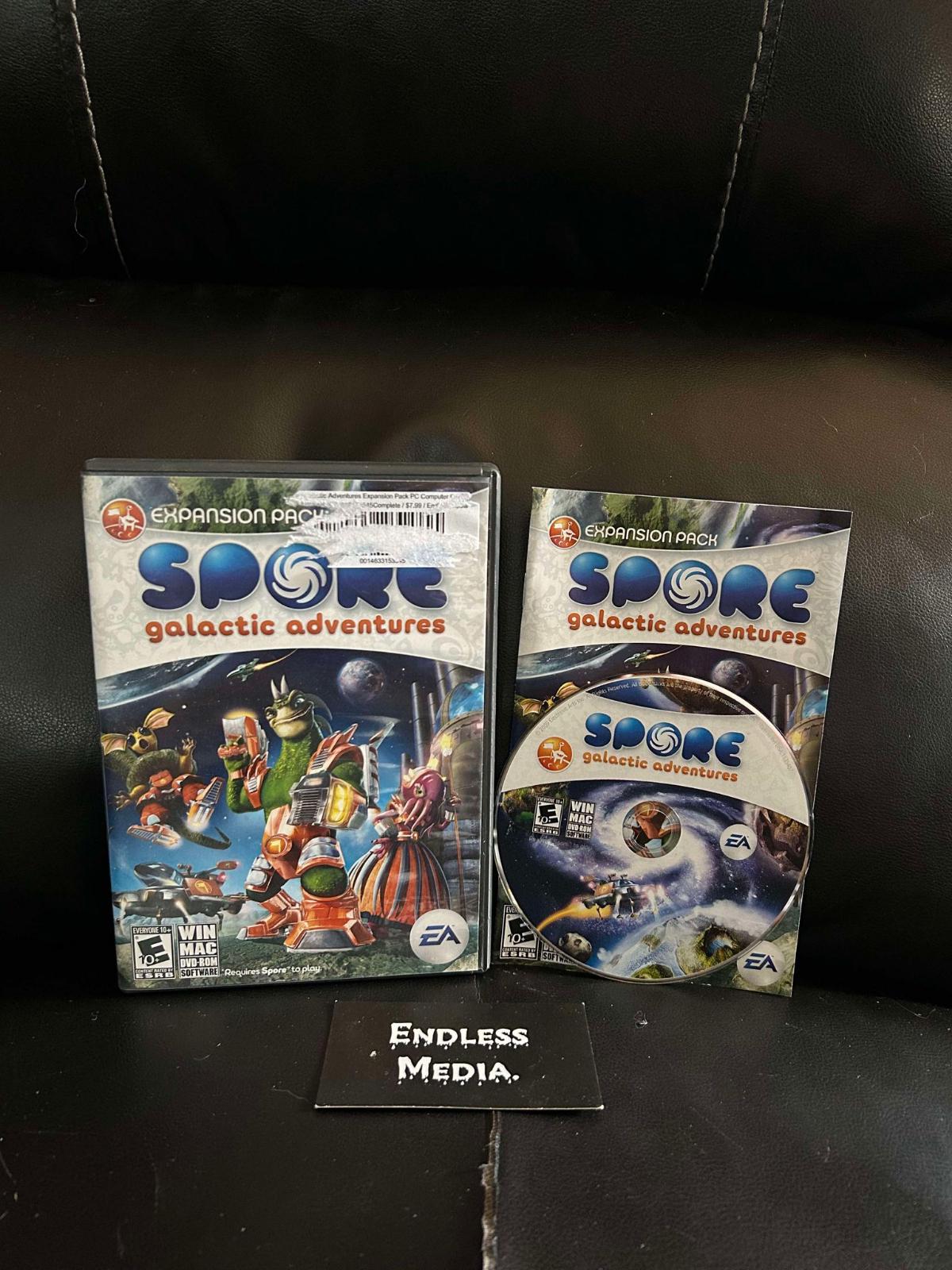 Spore Galactic Adventures PC PC Games CIB Video Game