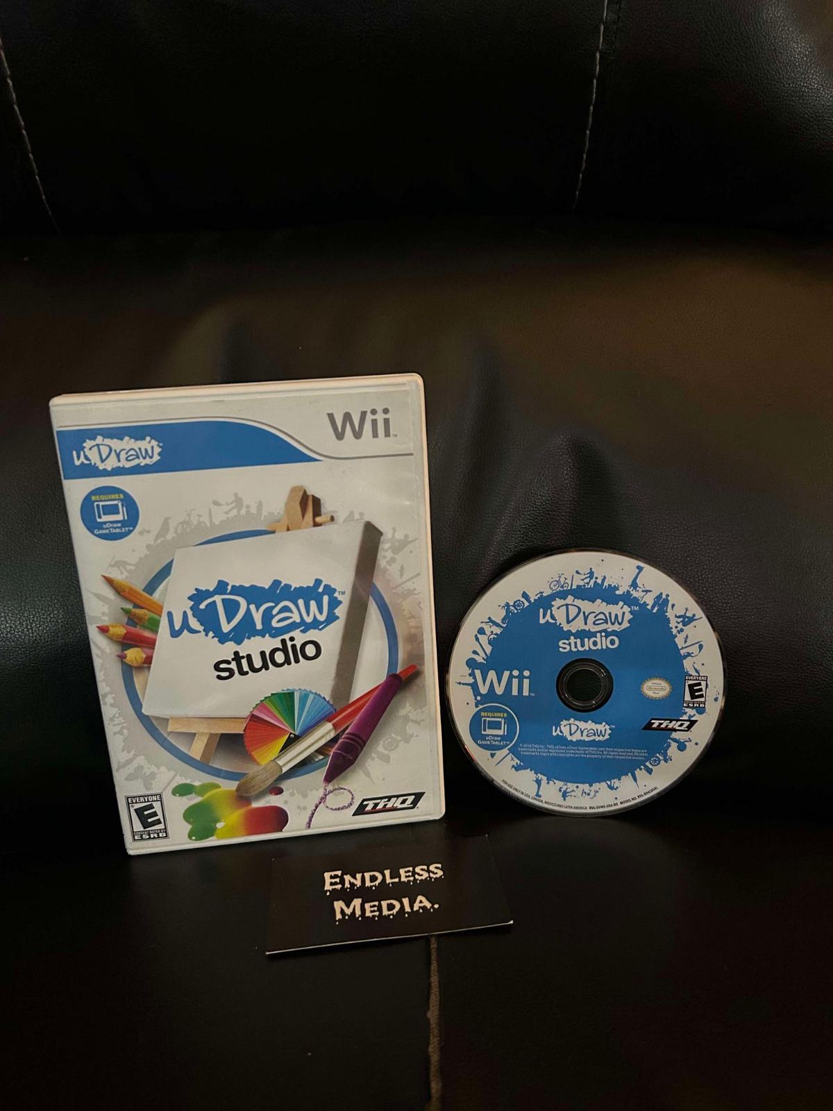 uDraw Studio Nintendo Wii Item and Box Video Game