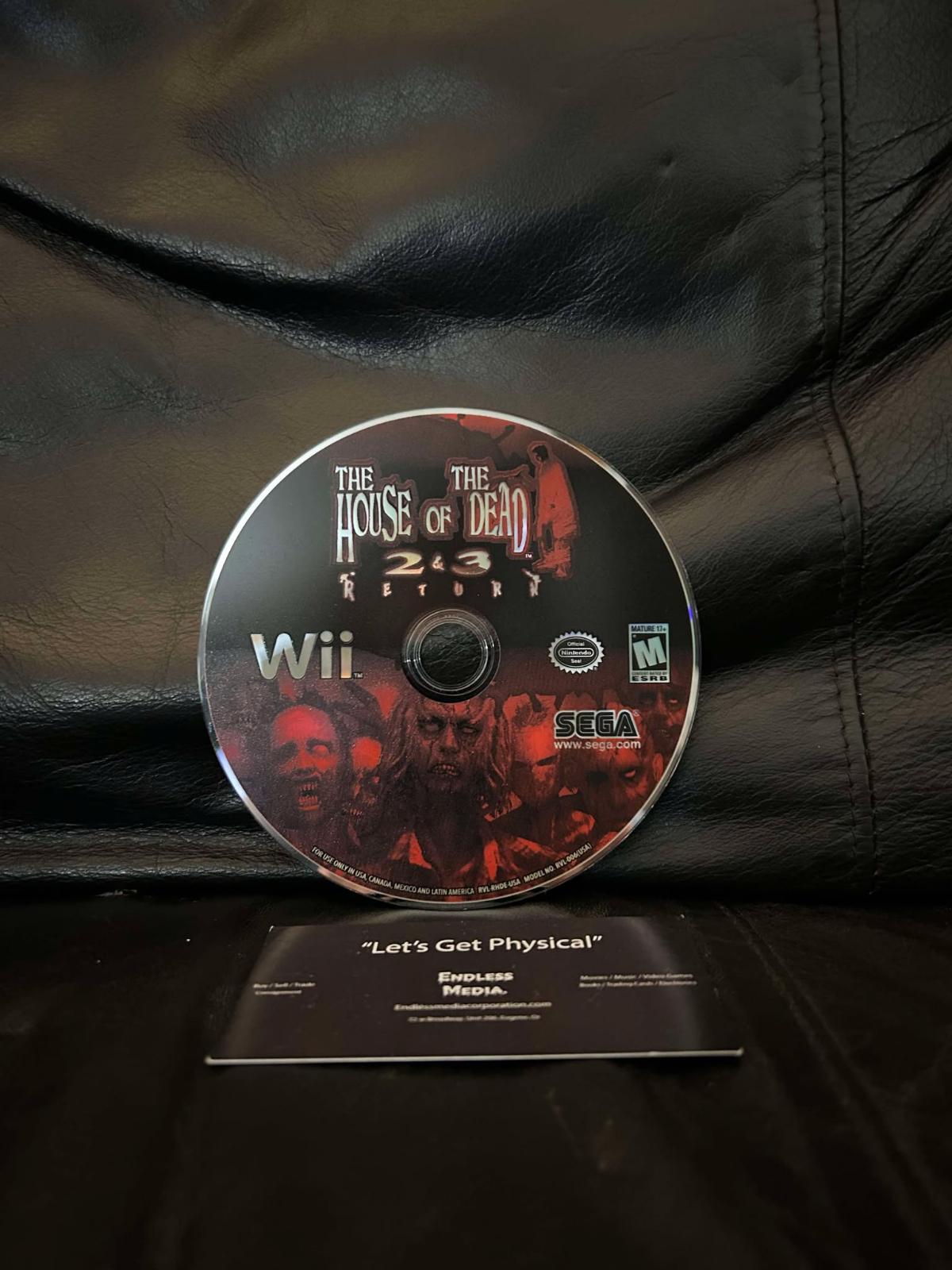 The House of the Dead 2 & 3 Return Nintendo Wii Loose Video Game