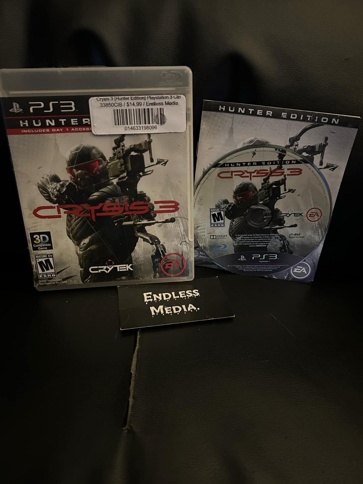 Crysis 3 [Hunter Edition] Sony Playstation 3 CIB Video Game