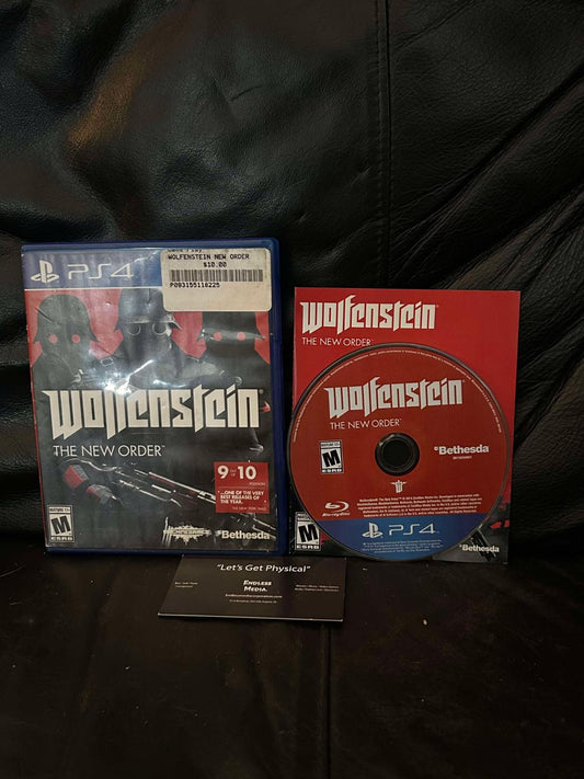 Wolfenstein: The New Order Sony Playstation 4 CIB Video Game