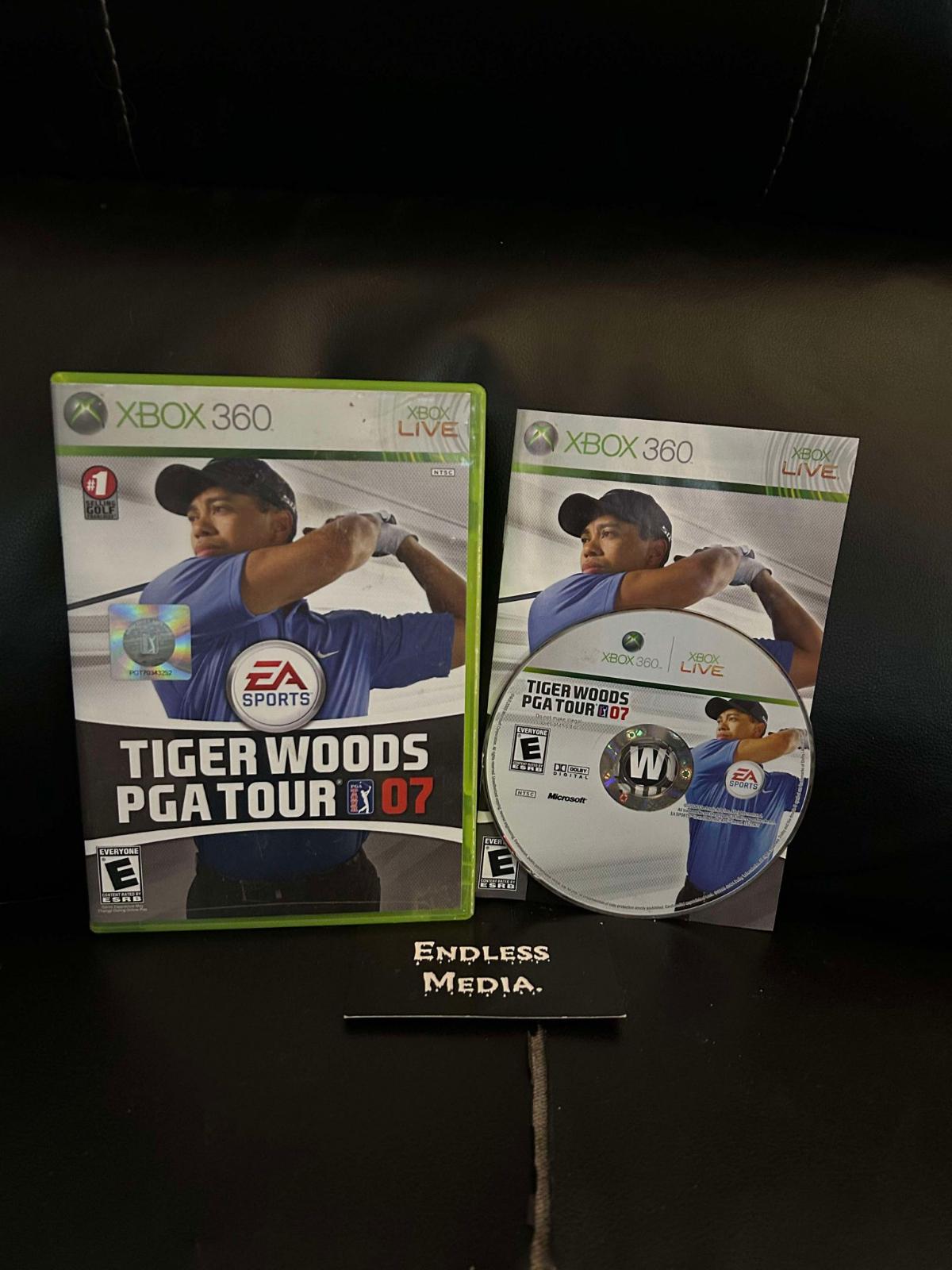 Tiger Woods 2007 Microsoft Xbox 360 CIB Video Game