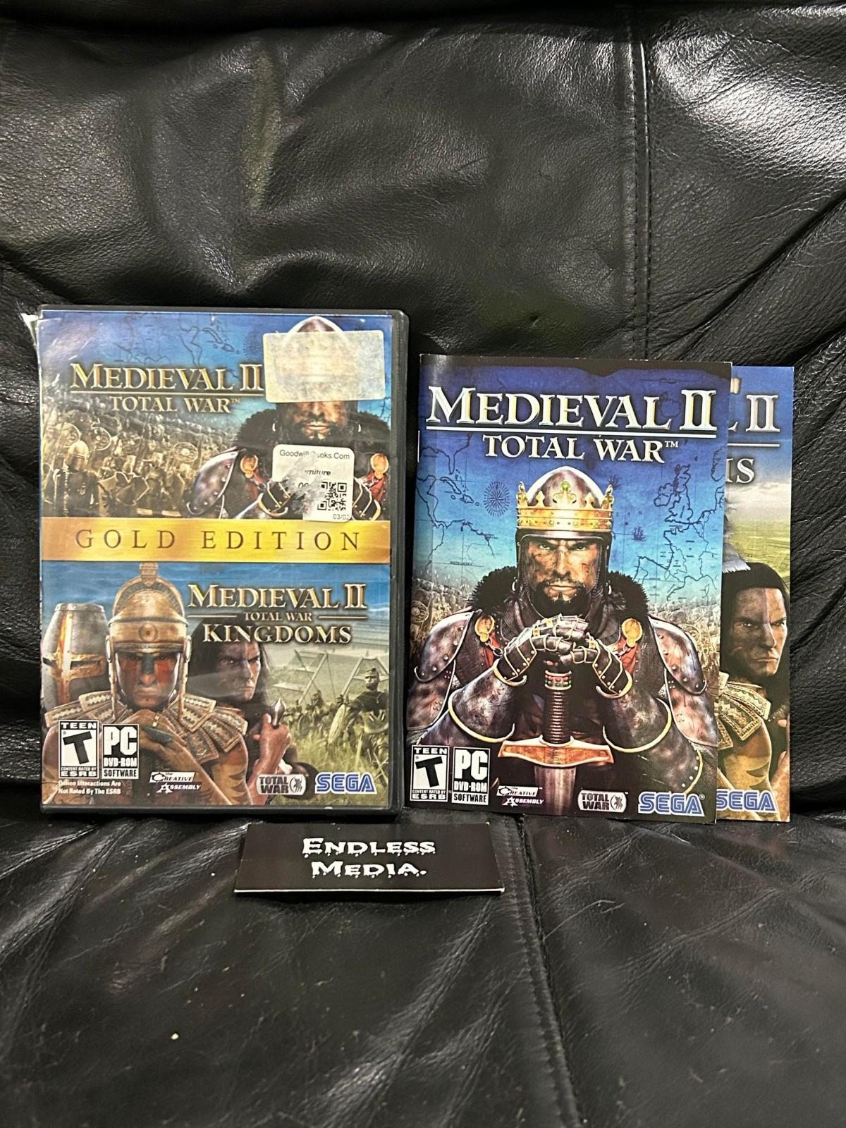 Medieval II [Gold Edition] PC Games Box and Manual Video Game