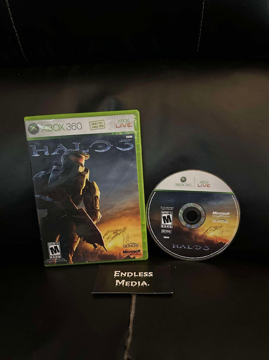 Halo 3 Microsoft Xbox 360 Item and Box Video Game