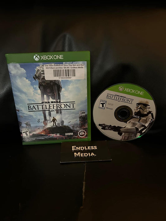 Star Wars Battlefront Microsoft Xbox One Item and Box Video Game