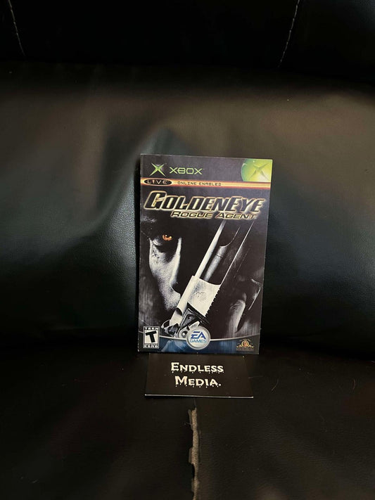 GoldenEye Rogue Agent Microsoft Xbox Manual only Video Game