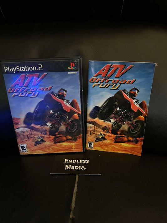 ATV Offroad Fury Sony Playstation 2 Box and Manual Video Game