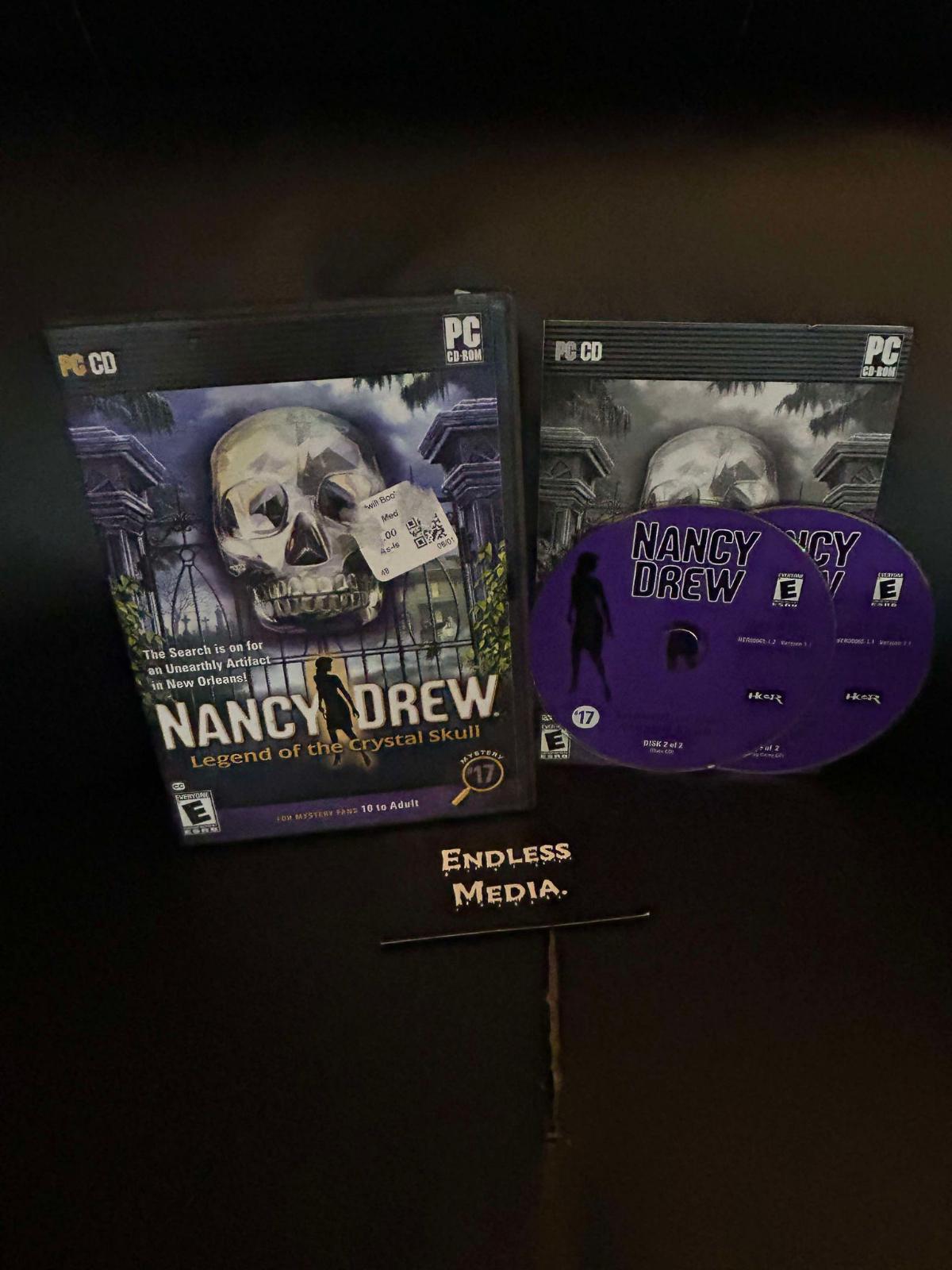 Nancy Drew: The Legend of the Crystal Skull PC PC Games CIB Video Game