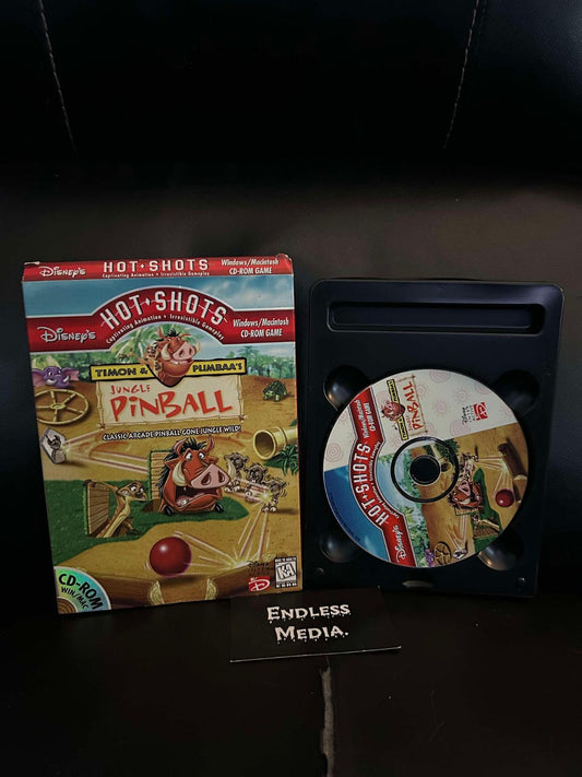 Timon & Pumbaa's Jungle Pinball PC PC Games Item and Box Video Game