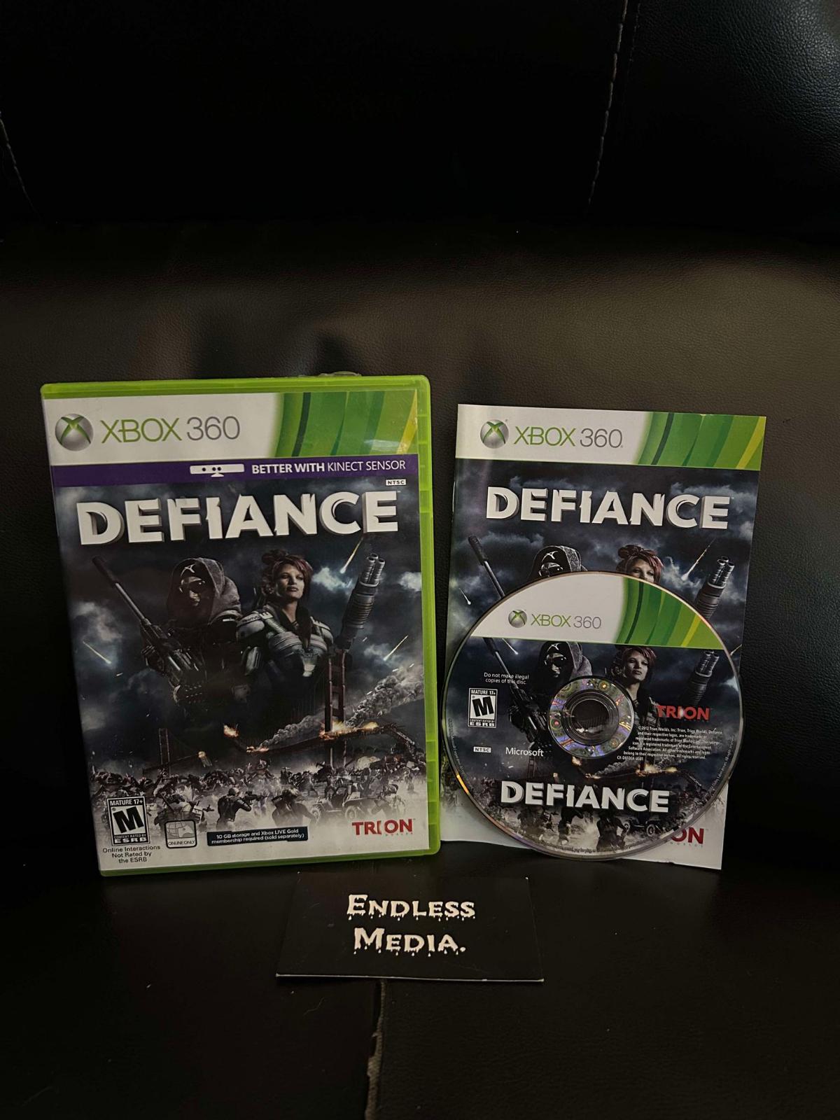 Defiance Microsoft Xbox 360 CIB Video Game