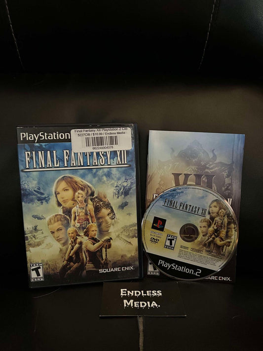 Final Fantasy XII Sony Playstation 2 CIB Video Game